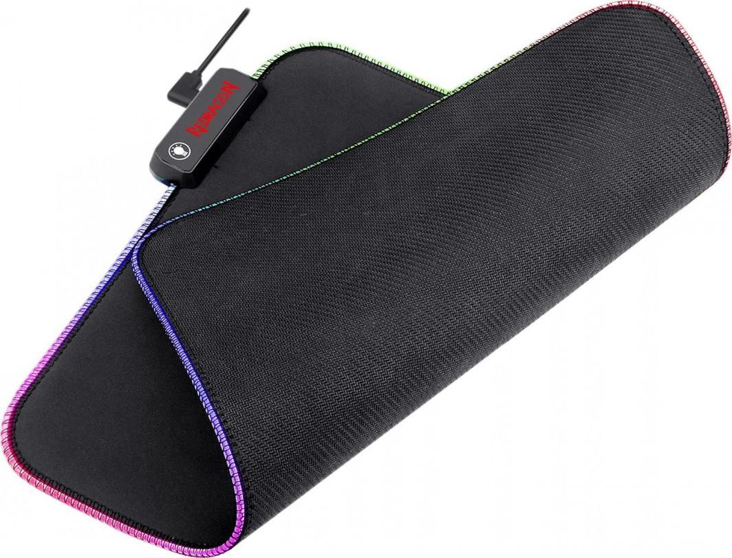 Mauspad Redragon Pluto RGB P026, M, i kuq
