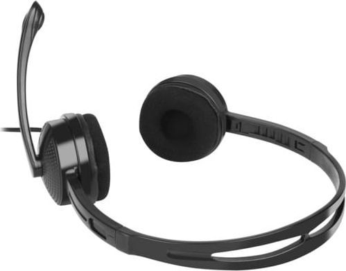 Kufje Natec Canary Go NSL-1665, me mikrofon, 3.5mm, të zeza