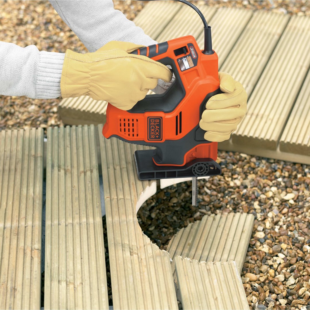 Sharrë reciproke Black&Decker RS890K, 500W, me AUTOSELECT, portokalli