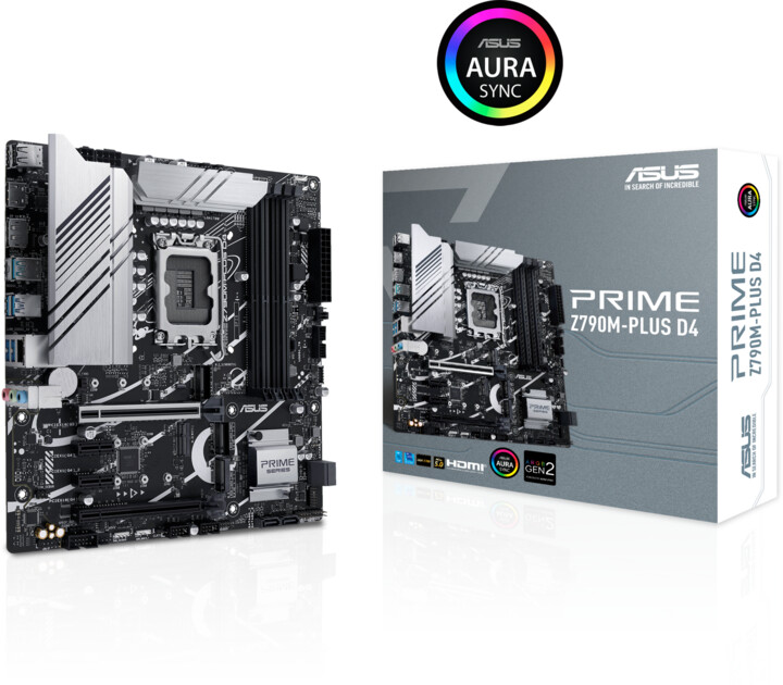 Pllakë amë ASUS PRIME Z790M-PLUS D4 (DDR4) - Intel Z790