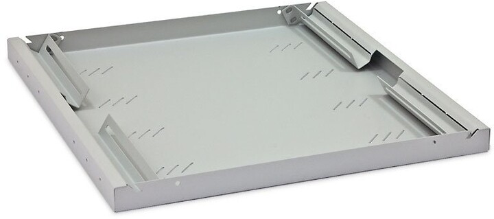Raft me shpim Triton A4 RAC-UP-450-A4, 19", 1U / 450mm, kapaciteti ngarkese 80Kg, gri