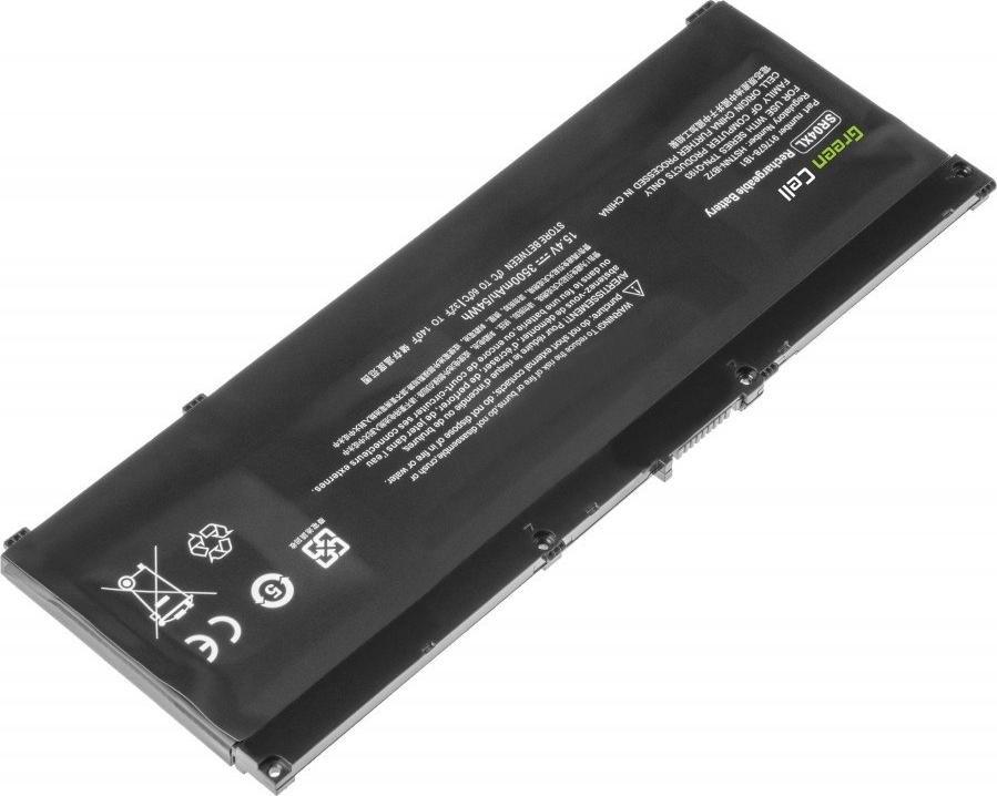 Bateri laptopi Green Cell CE01X, 3500mAh, 15.4V, e zezë