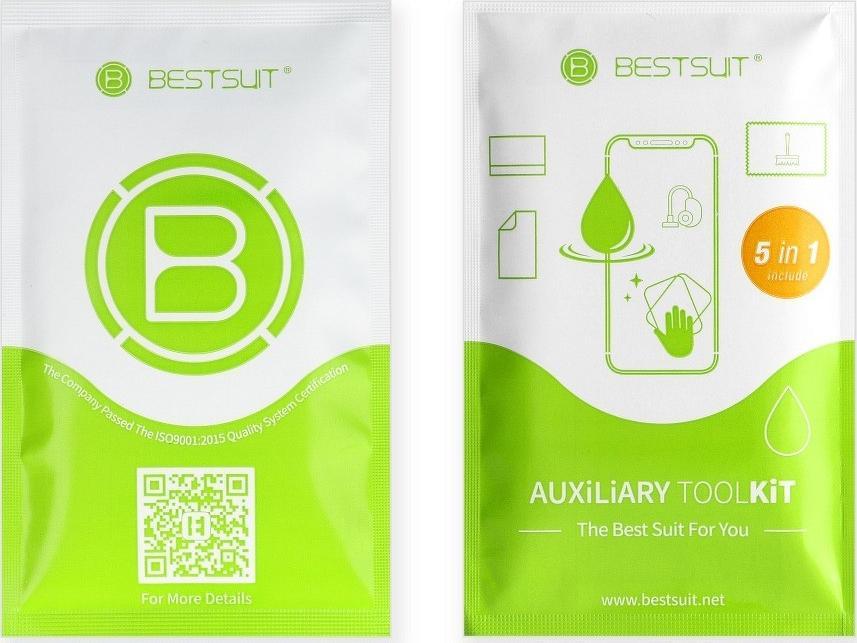 Mbrojtës ekrani Partner Tele.com Bestsuit Flexible 5D Full Glue, për Samsung Galaxy S22 Ultra, xham hibrid, i zi