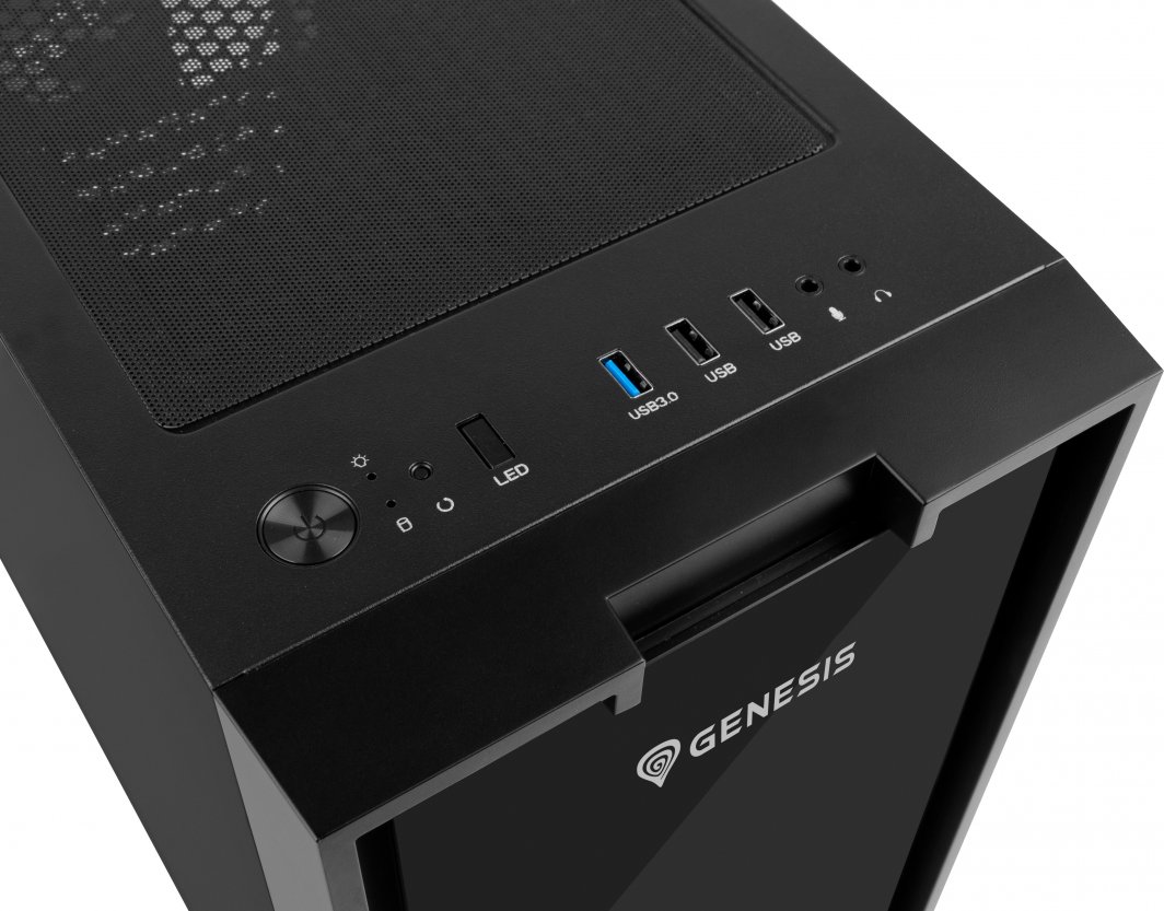 Куќиште за компјутер Genesis Irid 353 ARGB, Micro Tower