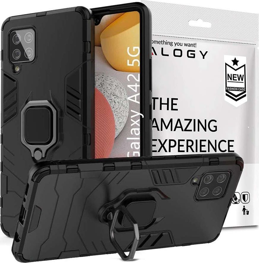 Mbrojtëse Alogy për Samsung Galaxy A42 5G, e zezë