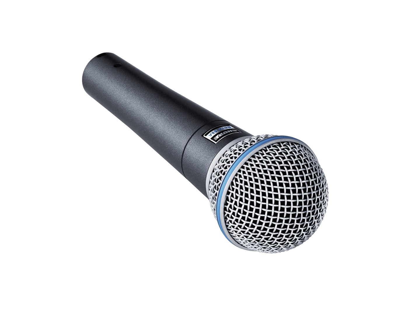 Mikrofon dinamik Shure Beta 58A, dorak, për vokal, gri