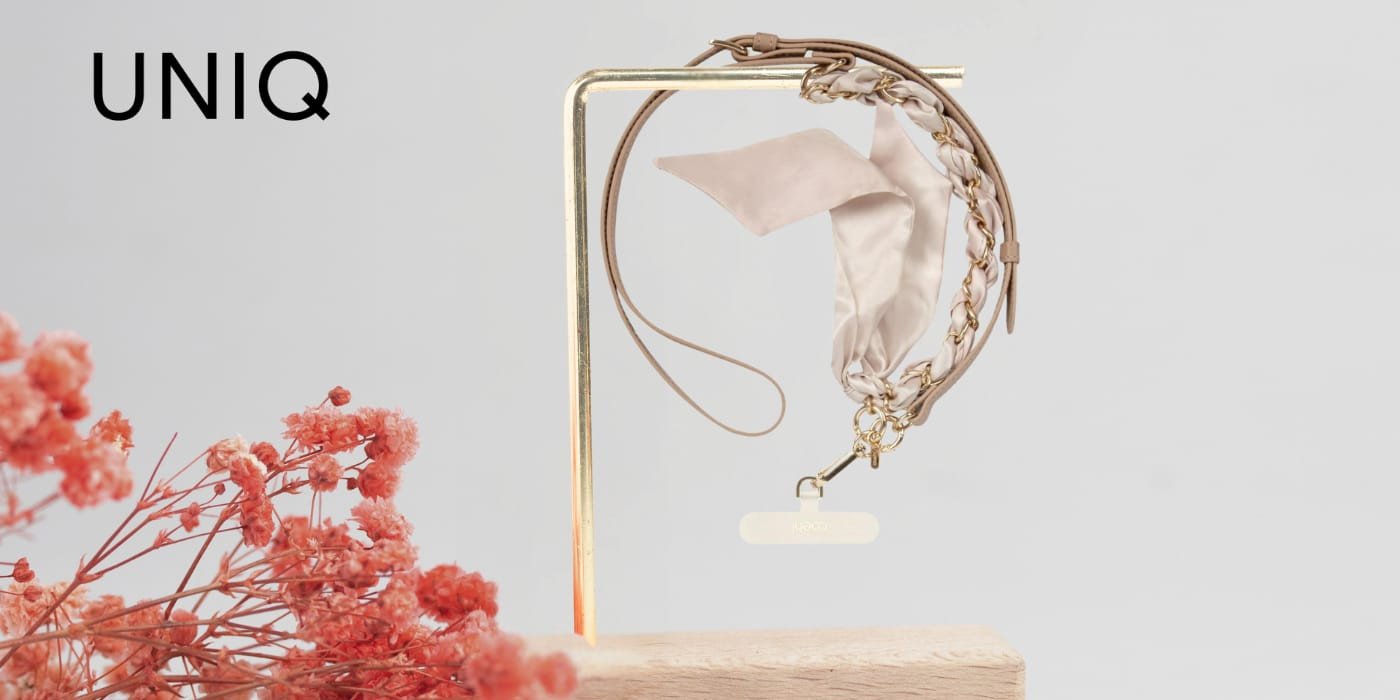 Vargëzë universale për telefon Uniq Coehl Caryne, 2 në 1, për smartphone, bezhë dusty nude