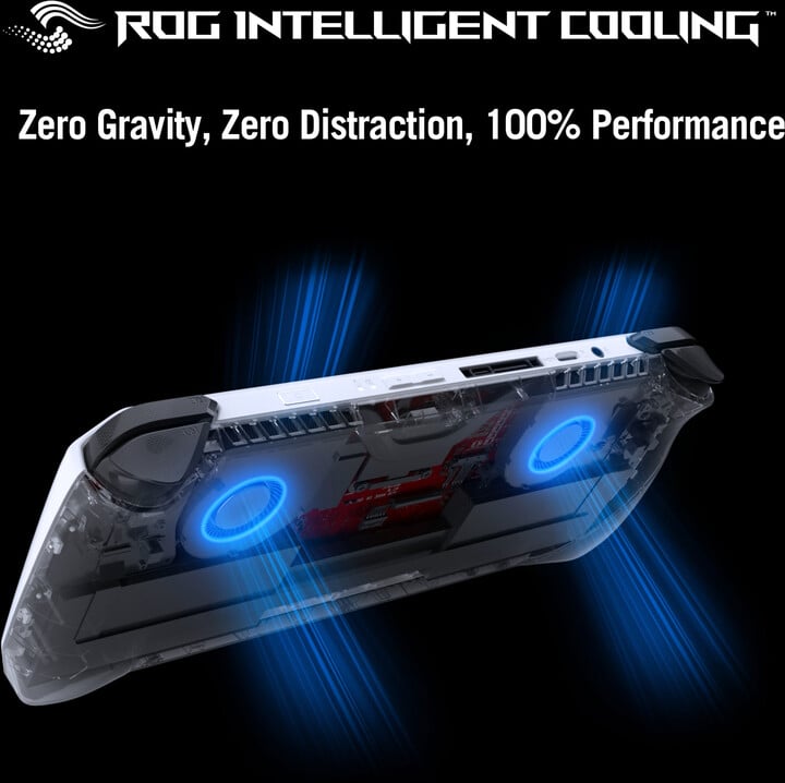 Konzolë Asus ROG Ally (2023), e bardhë