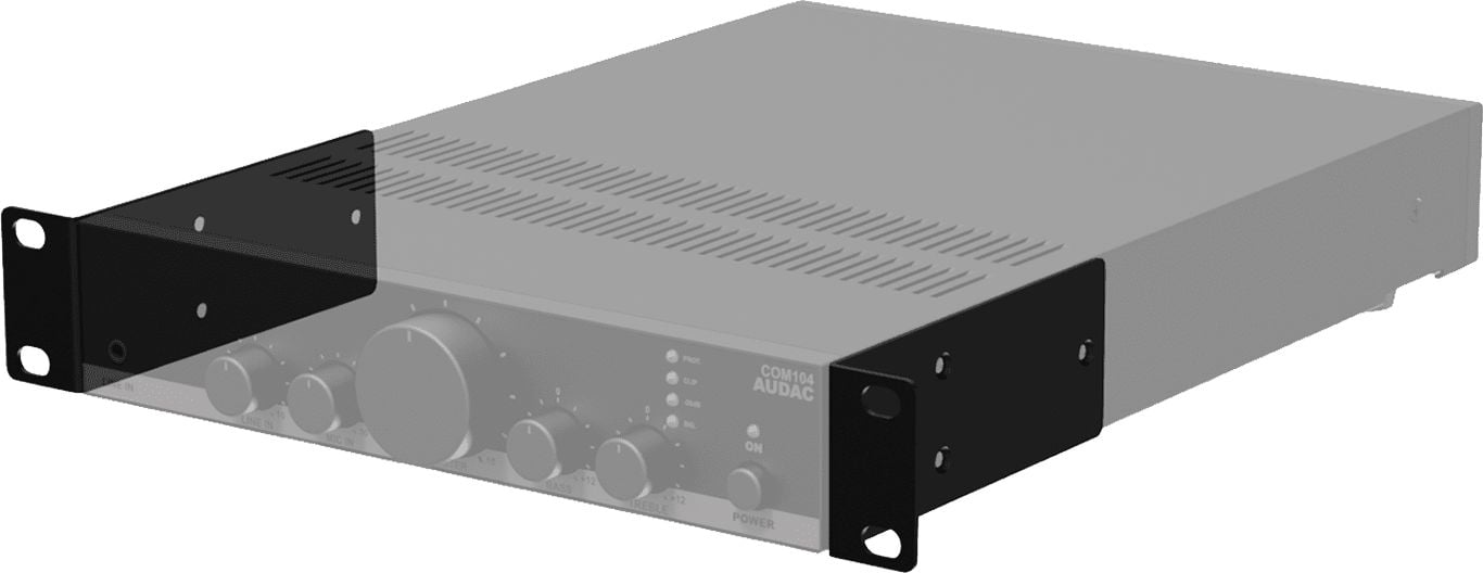 Aksesor rack AUDAC MBS310, për pajisje gjysmë rack, 1HE, i zi