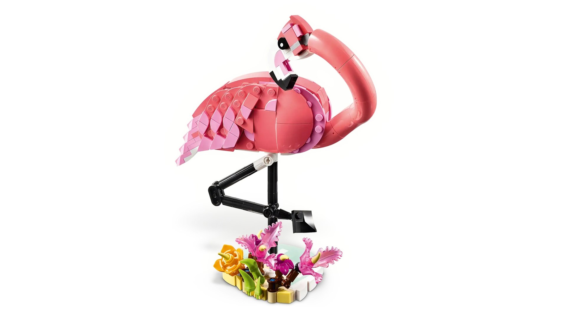 Set LEGO Creator Wild Animals Pink Flamingo 31170, 3 në 1, për fëmijë