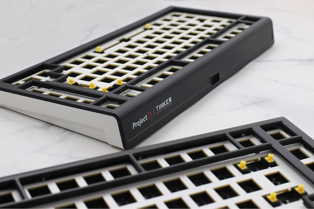 Tastierë mekanike gaming Ducky Tinker 75 Barebone, 75%, RGB, e zezë