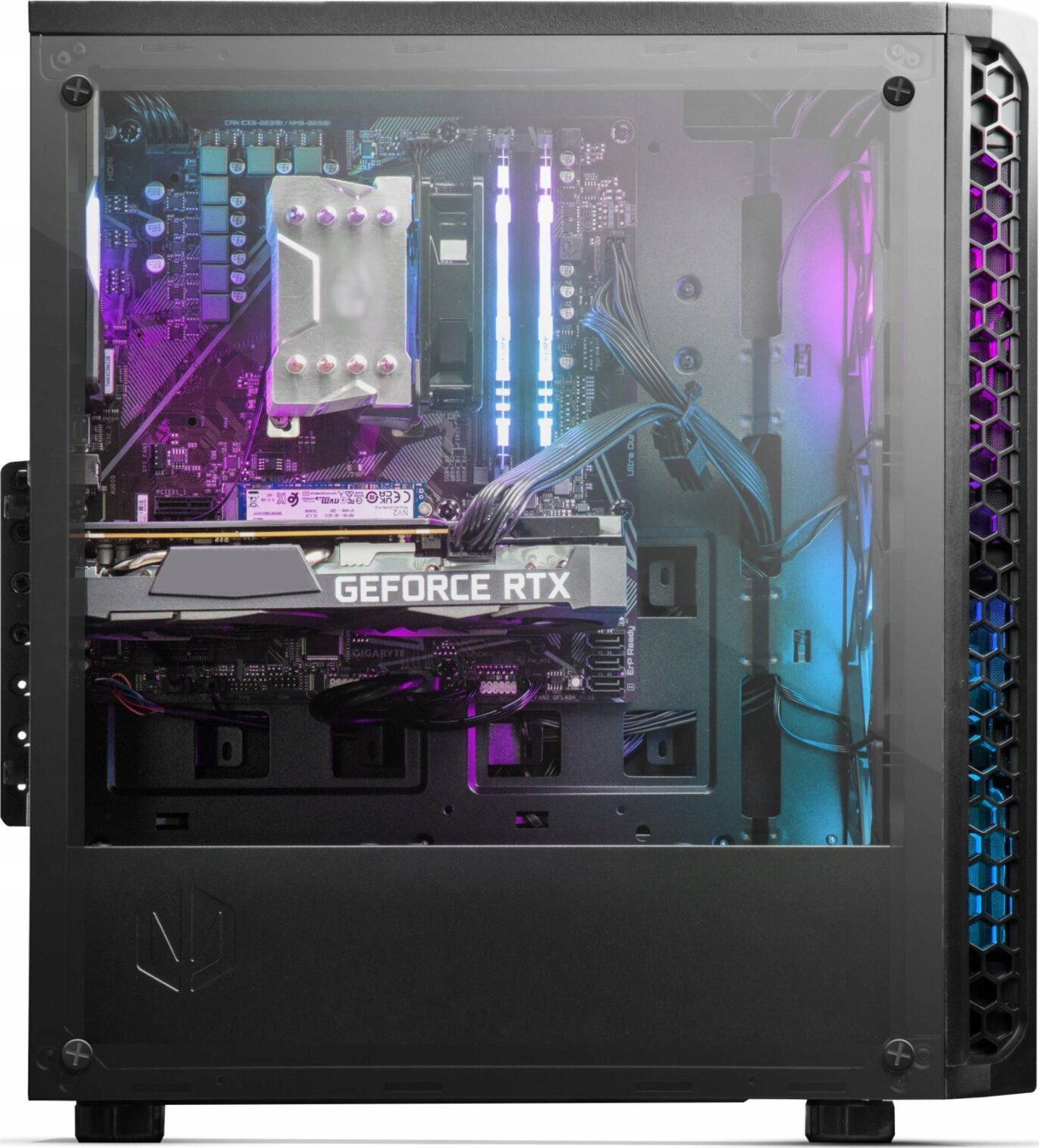 Kompjuter gaming LYNX Challenger, Intel Core i5 13400F, 32GB RAM, RTX 4060 Ti 8GB, i zi