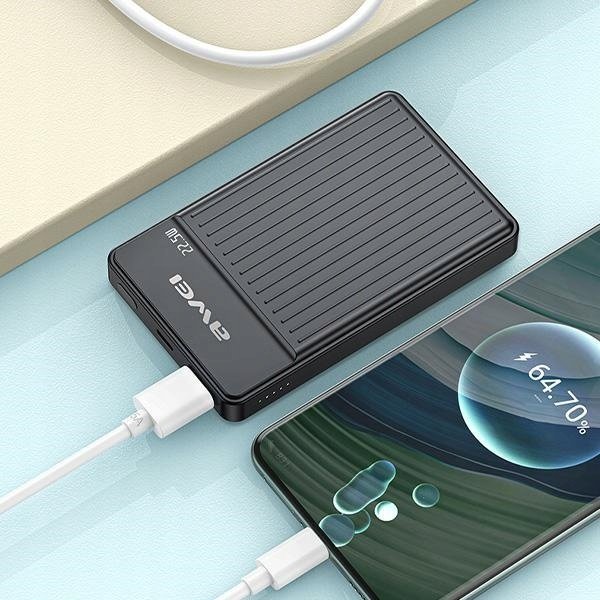 Powerbank Awei P33K MagSafe, 10000mAh, 22.5W, i zi