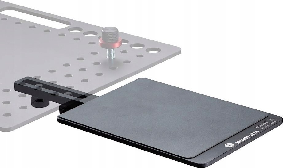 Platformë maus Manfrotto TetherGear Mouse Deck, alumini, për TetherGear Laptop Deck, gri mat