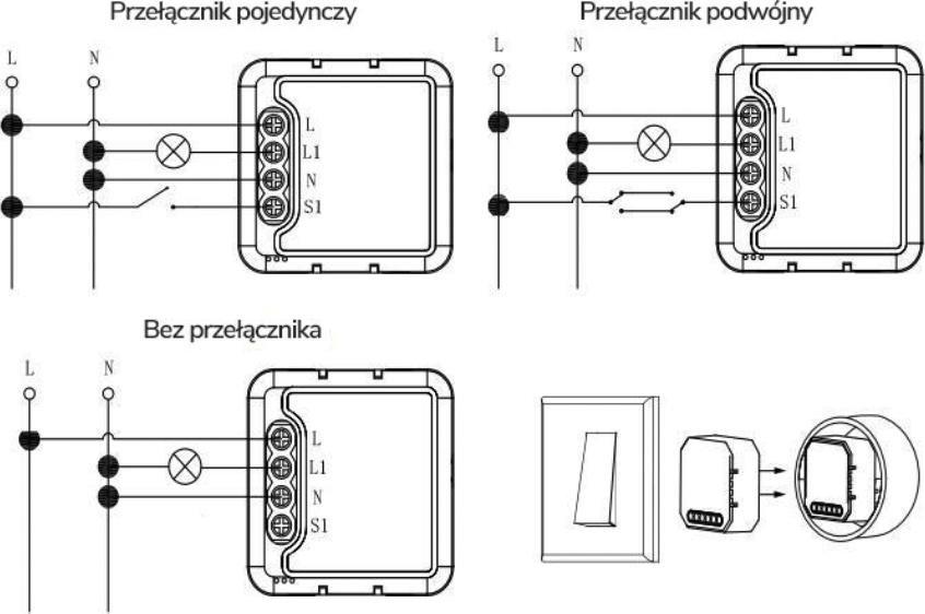 Rele inteligjente WiFi Tuya OXT T221, një kanal, kontroll përmes aplikacionit, e bardhë