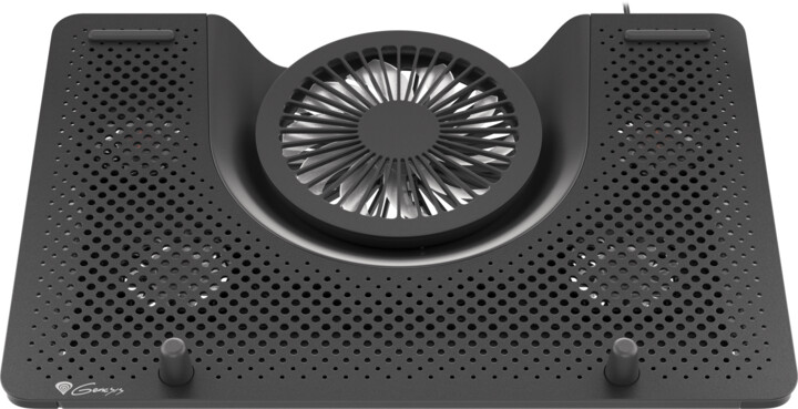 Pad ftohës Genesis Cooling Oxid 550, 1x USB, për laptop 15.6-17.3'', 5 ftohës, LED e kuqe