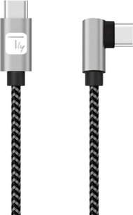 Kabllo USB Techly ICOC MU2CC9-010-AL, USB-C, 1m, gri e zezë