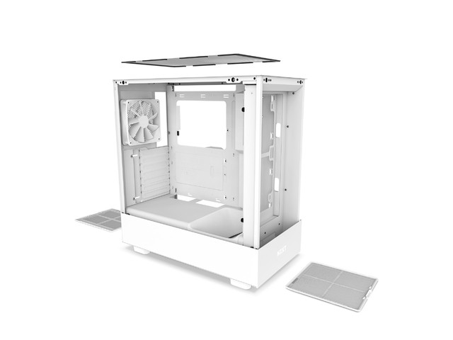 Kasë NZXT H5 Flow, e bardhë
