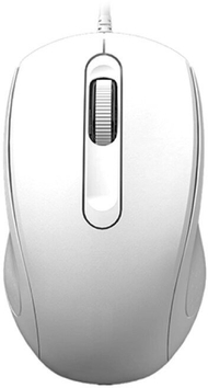 Mouse optik Omega OM441W, 1200 DPI, USB, i bardhë