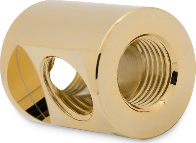 Përcarës uji për PC EK Water Blocks Quantum Torque T-Splitter, 3x G1/4", gold