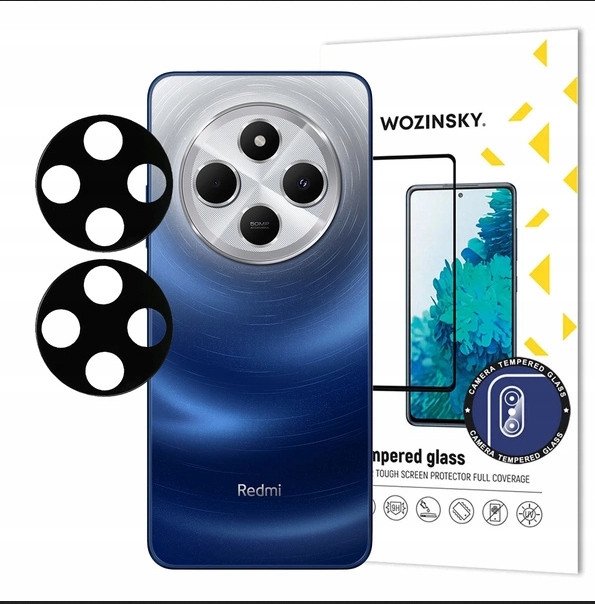 Xham mbrojtës kamere Wozinsky për Xiaomi Redmi 14C 5G Redmi Note 14 5G, set 2 copë, 0.2mm, transparent