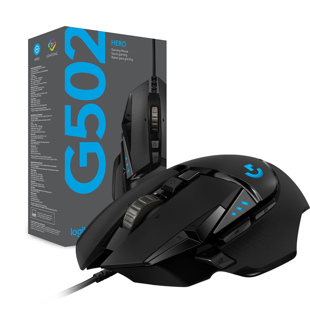 Maus Logitech G502, Gaming, USB Type-A, i zi