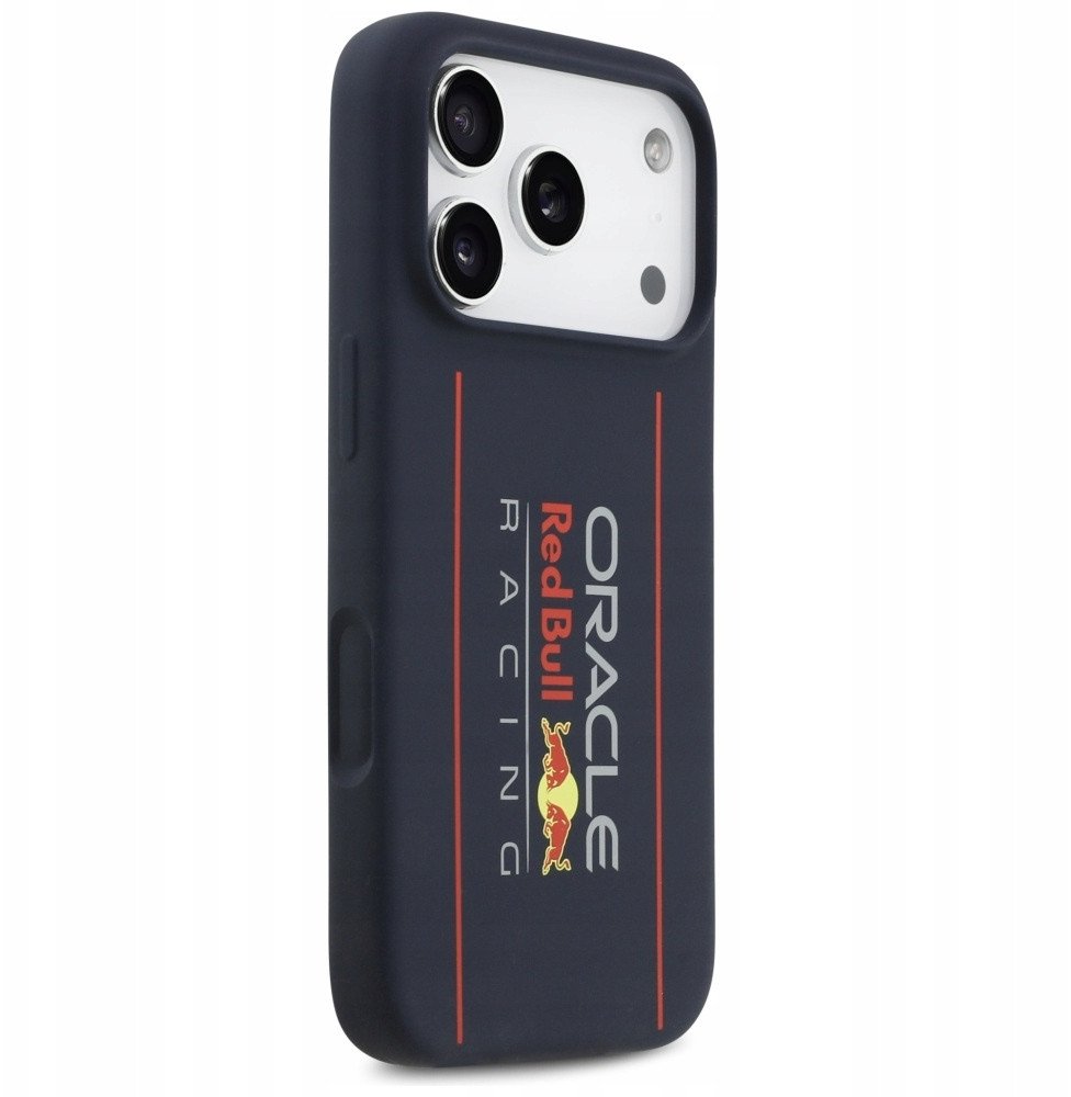 Futollë Red Bull Oversize Logo MagSafe për iPhone 17 Pro, silikon, navy blue