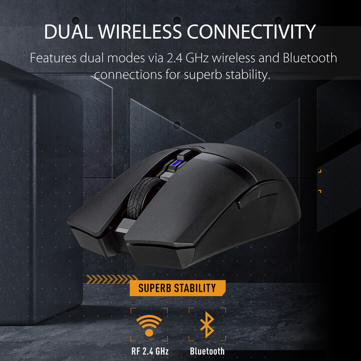 Maus ASUS TUF Gaming M4 Wireless, i zi