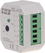 Rele bistabile F&amp;F BIS-410-LED-24V, 9–30V AC/DC, 16A, gri