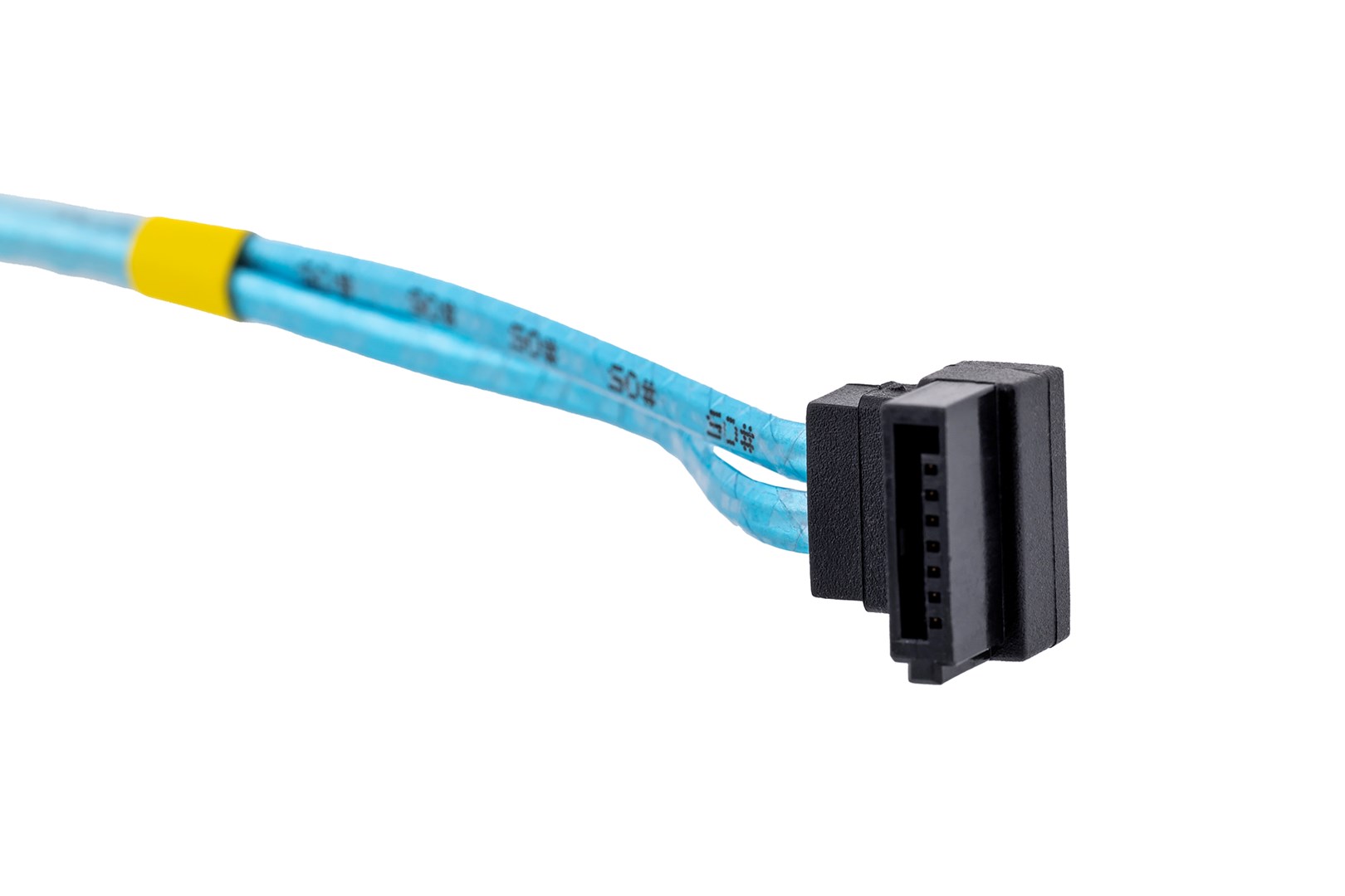 Set kabllosh SATA SuperMicro CBL-0186L, 0.23m, blu