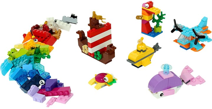 Set LEGO® Classic 11018 Creative fun in the ocean, 333 pjesë