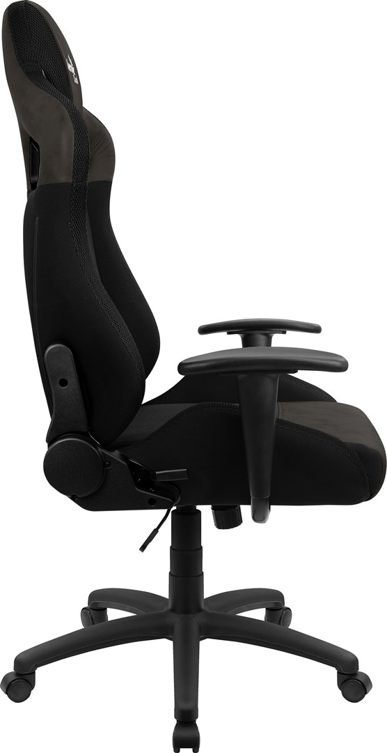 Гејмерска столица Aerocool EARL AeroSuede, црна