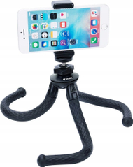 Tripod Yenkee YSM 301BK, universal, këmbë fleksibile, i zi