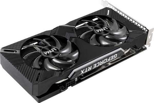 Kartë grafike Palit GeForce GDDR6 (NE62060018K9-1160C), 12 GB, RTX 2060 Dual, e zezë