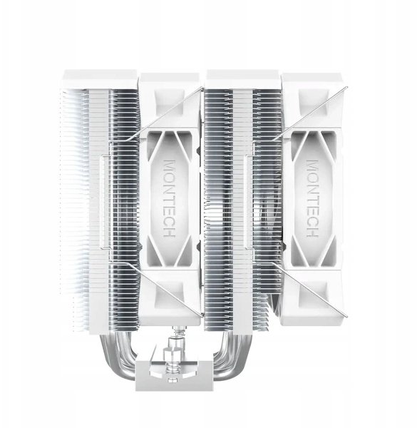 Ftohës CPU Montech NX600, dual tower, 6 heatpipe bakri, ventilator PWM 28mm