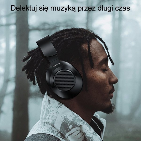 Kufje over ear Awei A997BL, Bluetooth 5.1, 15 orë bateri, të zeza