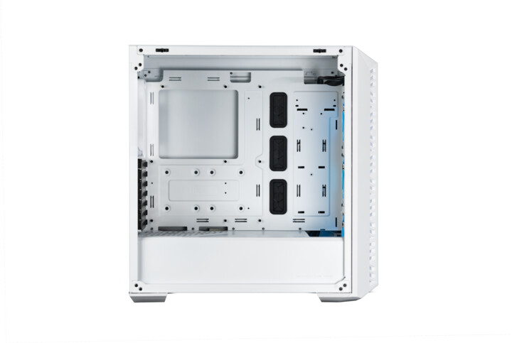 Kasë kompjuteri Cooler Master MasterBox 520 Mesh, anë transparente, e bardhë