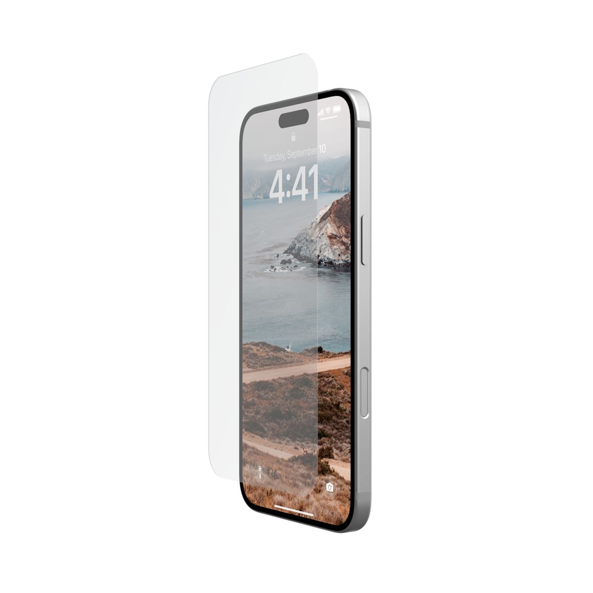 Mbrojtësja e ekranit UAG Glass Shield për iPhone 16 Plus, qelq i fortësuar, transparente