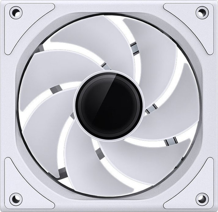 Ventilatorë PC Jonsbo ZK-120WR 3in1, 120mm, RGB, të bardhë