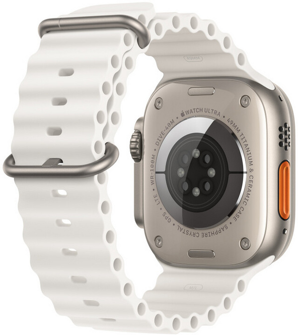 Apple Watch 49mm Band, White Ocean Band