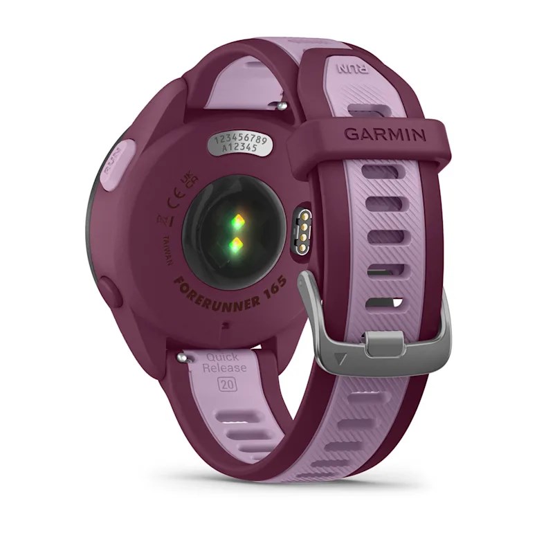 Ora sportive Garmin Forerunner 165 Music, AMOLED 1.2", GPS, Berry Lilac