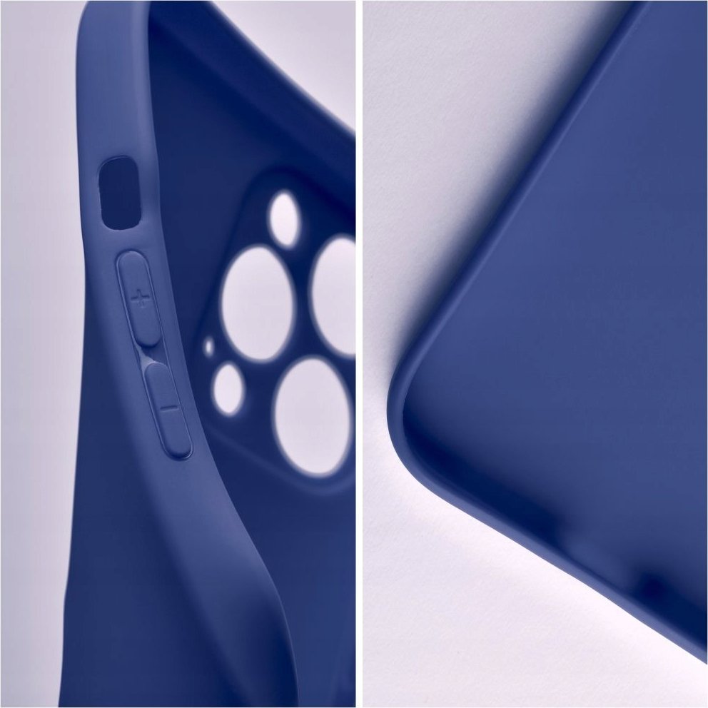 Këllëf telefoni Forcell Soft për iPhone 16 Pro Max, silikon, navy
