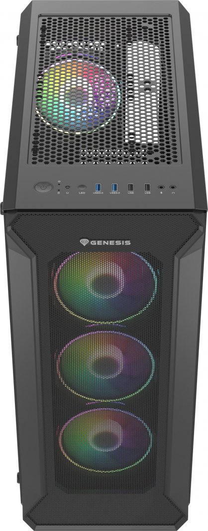 Kasë Genesis IRID 505 ARGB V2, Midi Tower