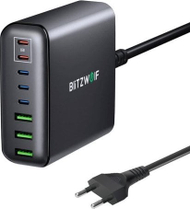 Karikues tavoline BlitzWolf BW S26, 250W, 8x USB A USB C, i zi