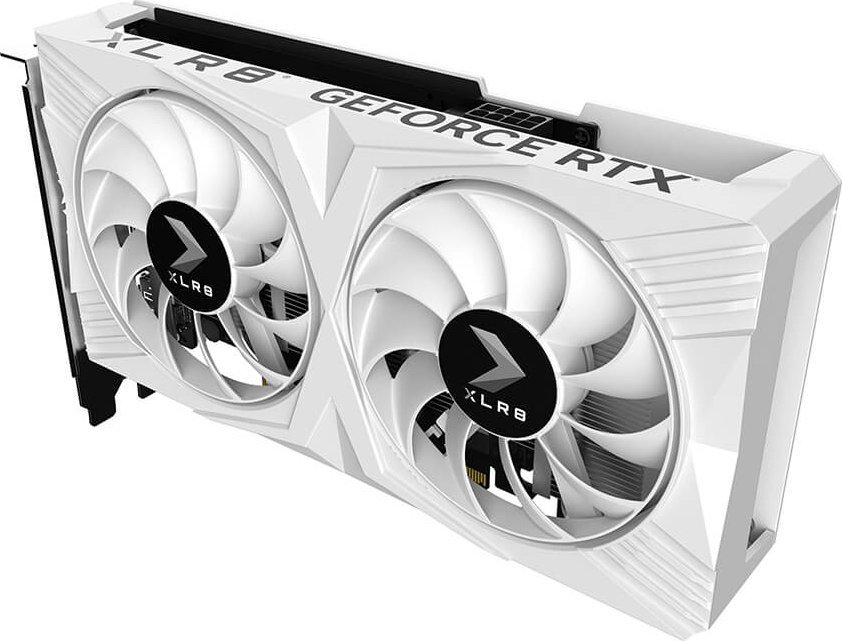 Kartelë grafike PNY GeForce RTX 4060 XLR8 Verto DF OC White Edition 8GB GDDR6