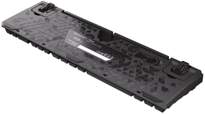 Tastierë Endorfy Thock, Gaming, Kailh Brown, RGB LED, e zezë, US