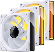 Ventilatorë PC Jonsbo ZK-120WR 3in1, 120mm, RGB, të bardhë