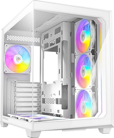 Kuti kompjuteri Antec C5, MIDI Tower, xham i temperuar, e bardhë
