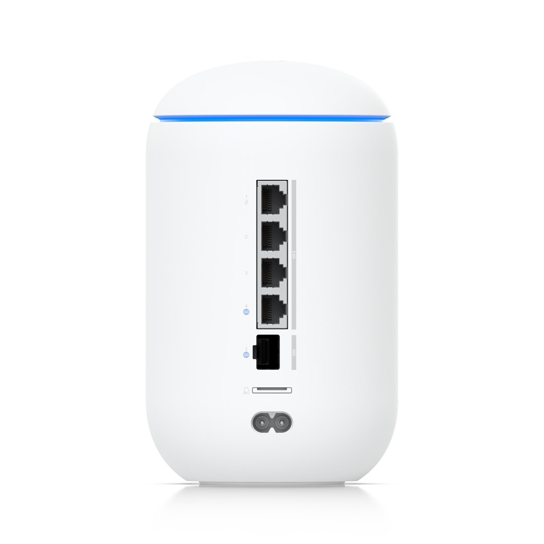 Router pa fijë Ubiquiti Dream 7, WiFi 7, Tri-band 2.4 5 6 GHz, i bardhë