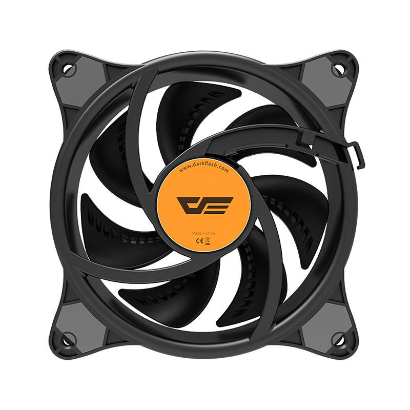 Ventilator PC Darkflash D1 RGB, 120mm, 4-pin, i zi